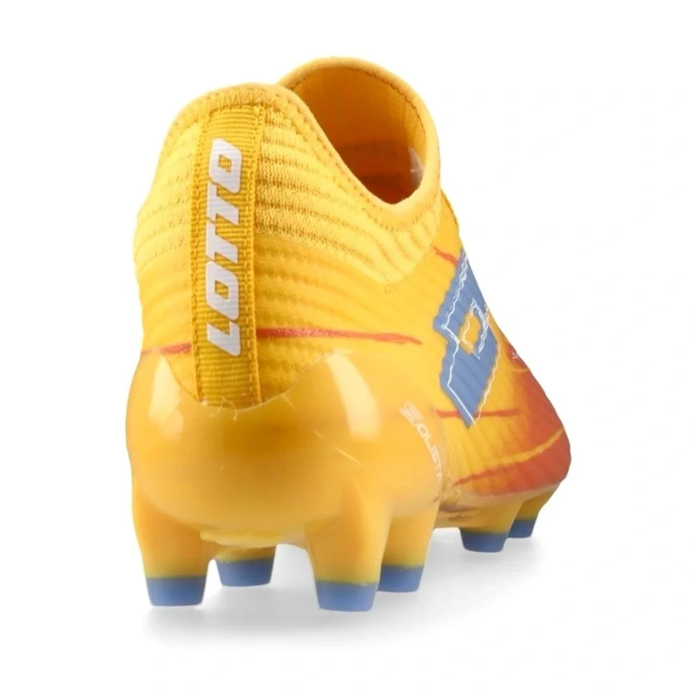 Solista 200 IX FG Lotto Soccer Cleats orange/yellow new in box size 10.5 Unisex